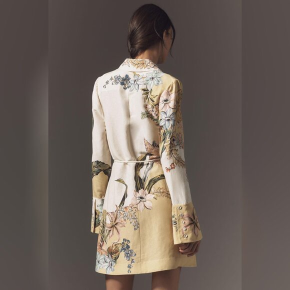 Alemais Oleander Mini Dress in Linen - Picture 3 of 9